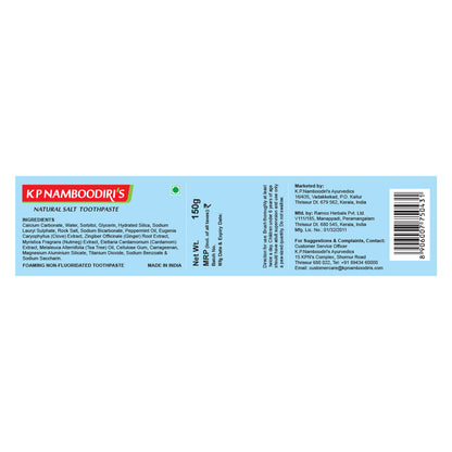 Natural Salt Toothpaste