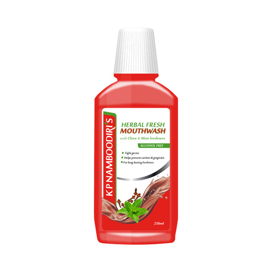 K P Namboodiri's Herbal Fresh Clove & Mint Fresh mouthwash