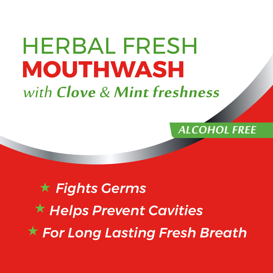 K P Namboodiri's Herbal Fresh Clove & Mint Fresh mouthwash