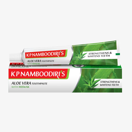 K P Namboodiri's Aloe Vera Toothpaste with Miswak