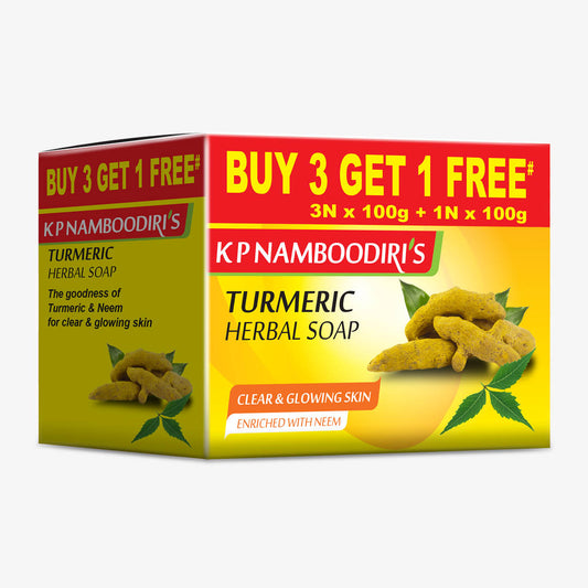 K P Namboodiri's Turmeric Herbal Soap